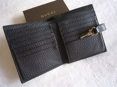 flat gucci wallet vintage bifold|vintage men Gucci bifold wallet.